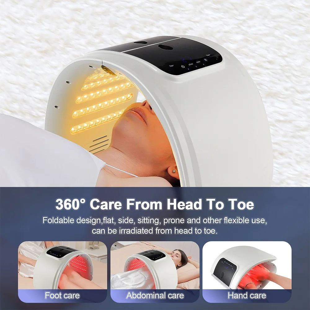 7 Colors LED Photon Machine with Nano Spray – Skin Rejuvenation & Moisturizing for Face & Body