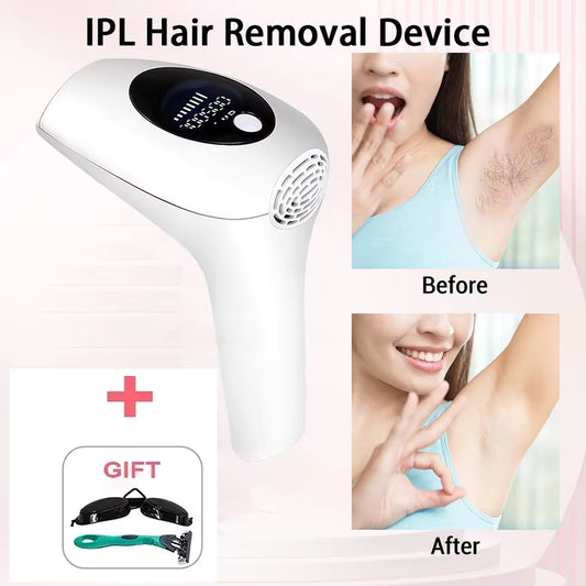 Permanent Hair Reduction IPL Epilator – Ice‑Cool, Painless & Skin Rejuvenation