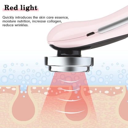 EMS Microcurrent Lifting & LED Facial Device – Anti Aging, Wrinkle Remover & Skin Rejuvenation