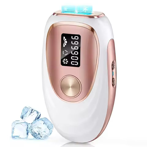 IPL Laser Hair Removal Device – Permanent, Painless & Ice‑Cooling Technology for Women & Men