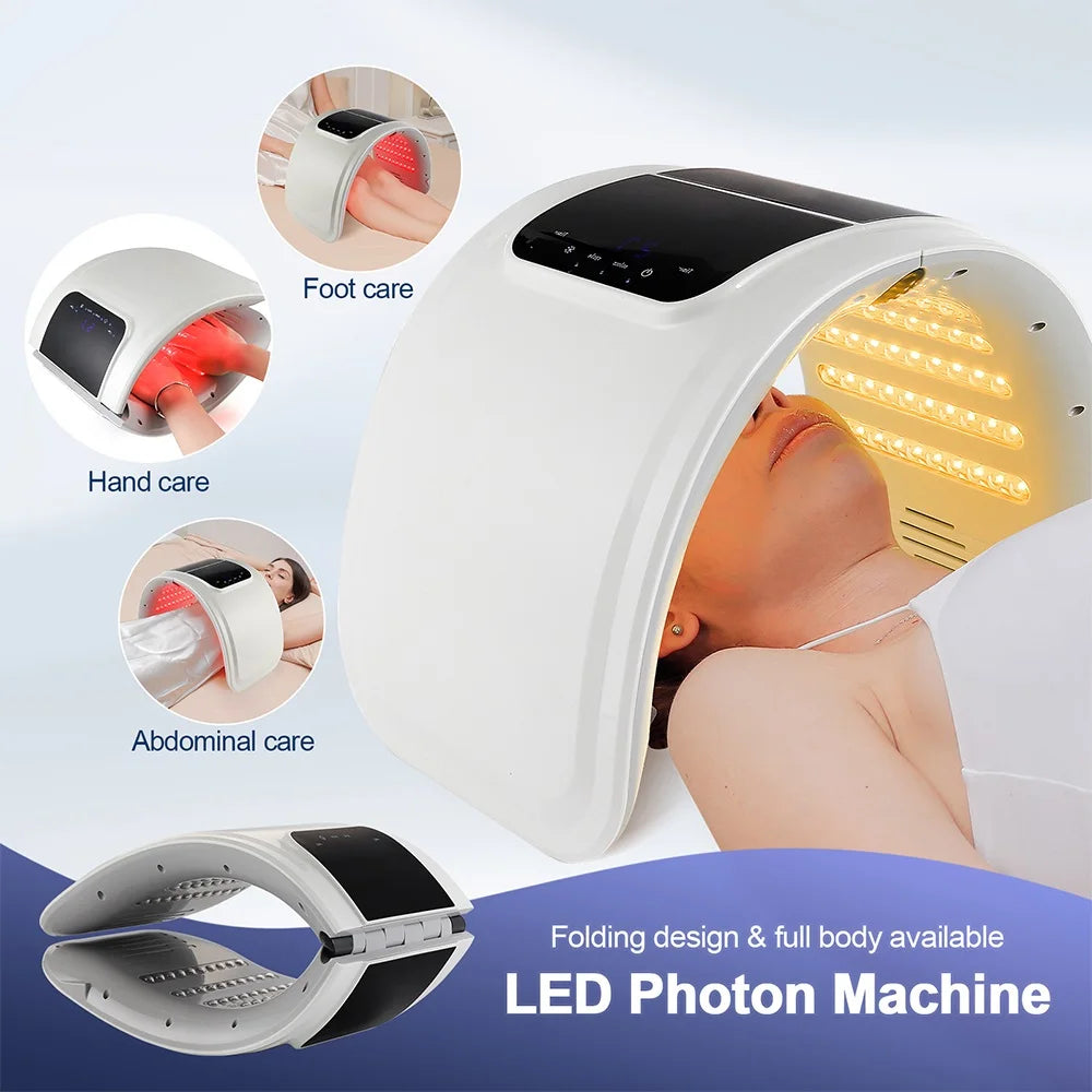 7 Colors LED Photon Machine with Nano Spray – Skin Rejuvenation & Moisturizing for Face & Body
