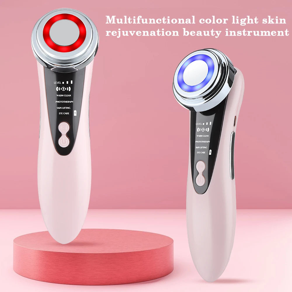 EMS Microcurrent Lifting & LED Facial Device – Anti Aging, Wrinkle Remover & Skin Rejuvenation